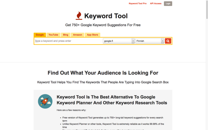 Keywordtool.io