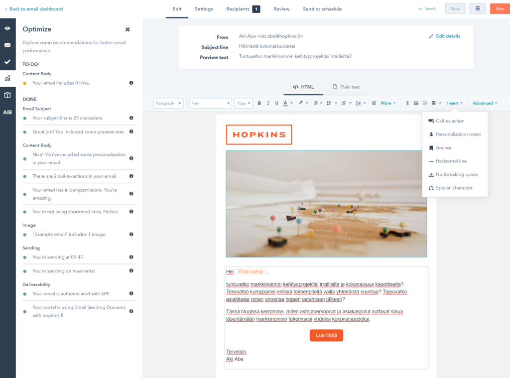 Kuvankaappaus: HubSpot